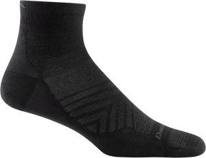 Darn Tough Socks Mens 1/4 Ultra Lightweight Black