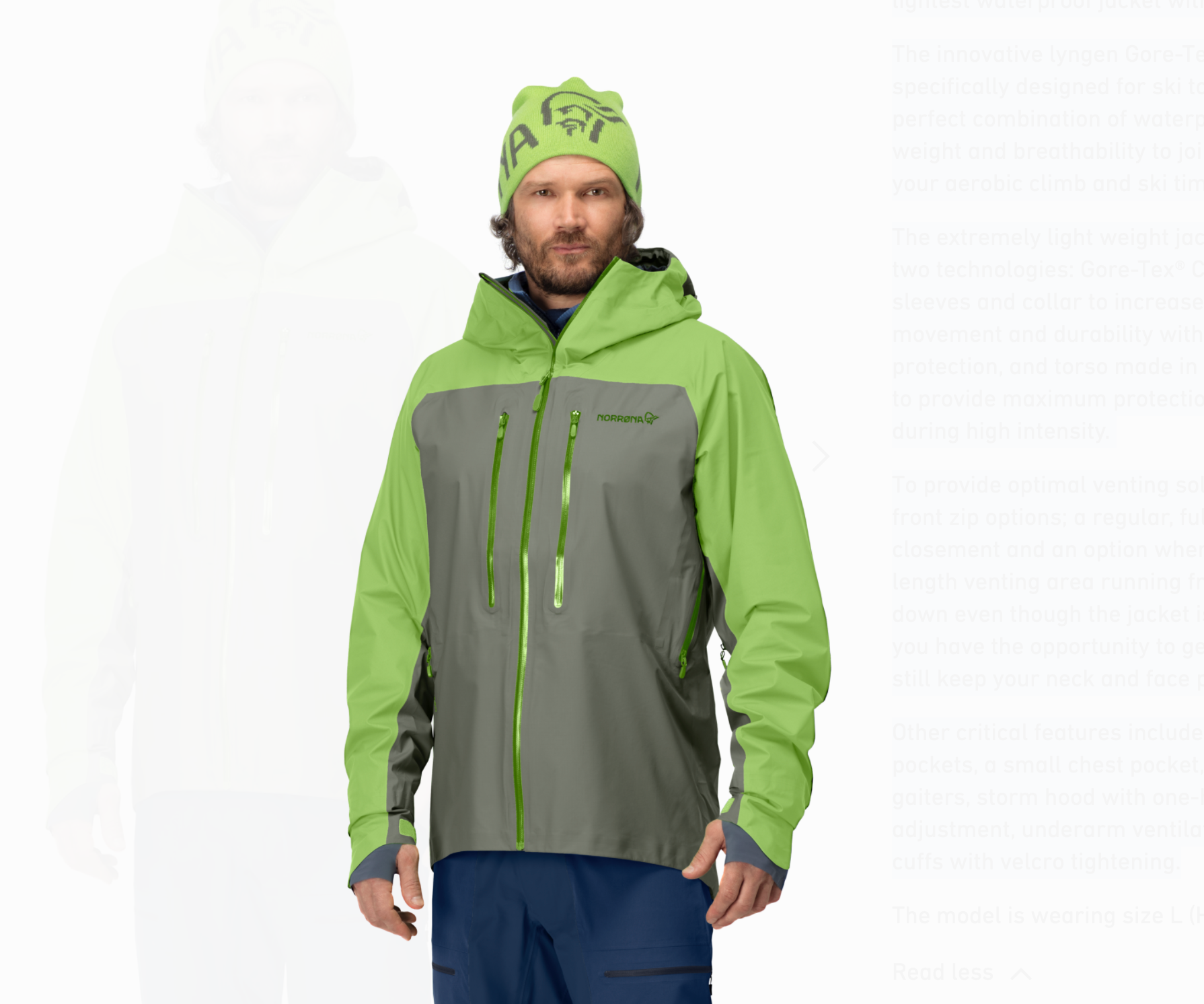 Norrona Men's Lyngen Gore-Tex Jacket 2021 – Ski The Whites