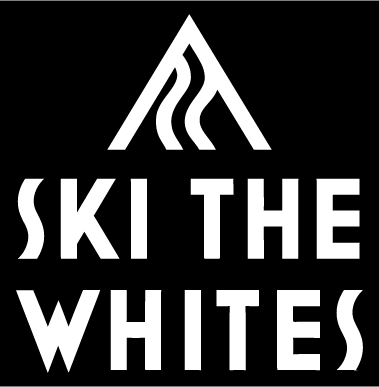 Ski The Whites Square Sticker